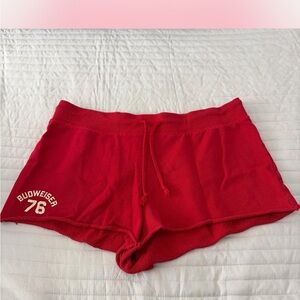 Budweiser Women's Red Shorts